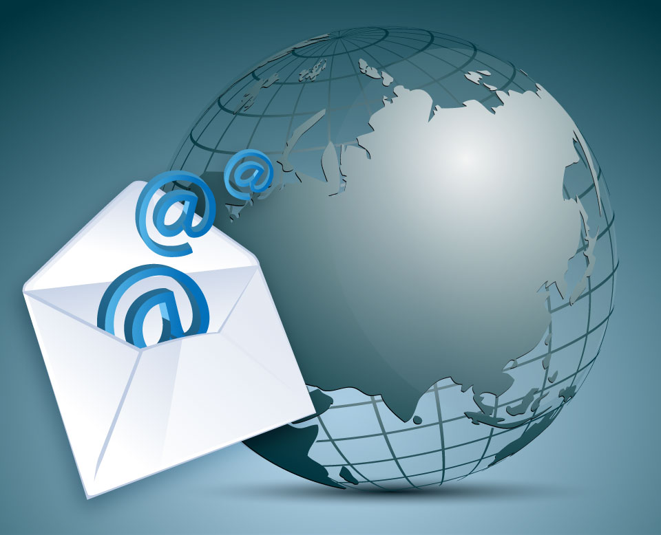 Email newsletter passing around the globe